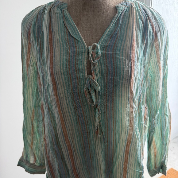 Rails Brielle Blouse in Seaview Stripe Size Small - Picture 1 of 8